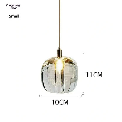 Nordic designer crystal chandelier with geometric arrangement available in large and small sizes