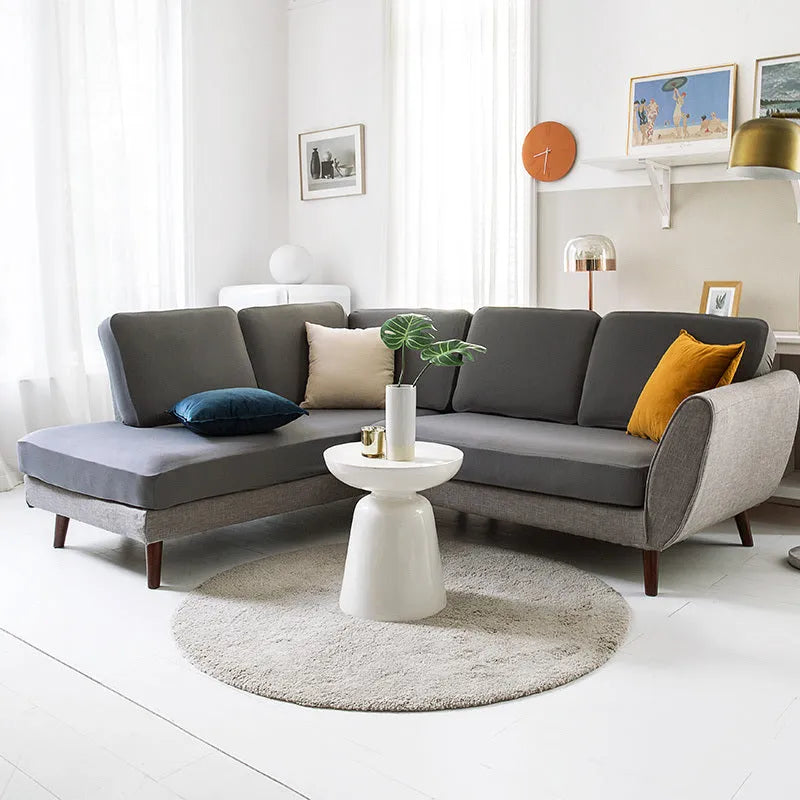 Sofa cover set with a plant flower pattern in a rustic style, shown on a sofa.