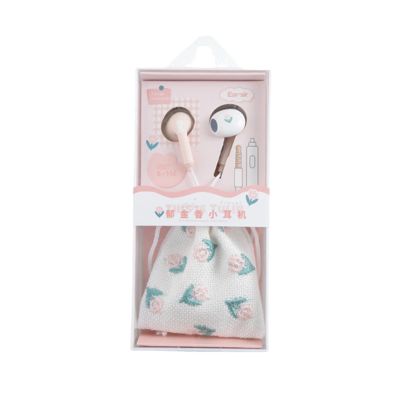 Wired Earphones with Microphone for Mobile Phone and Computer, 3.5mm Round Hole or Type-C Interface, 20-20000Hz Frequency Range, ABS Cable, In-Ear Music and Call Headset