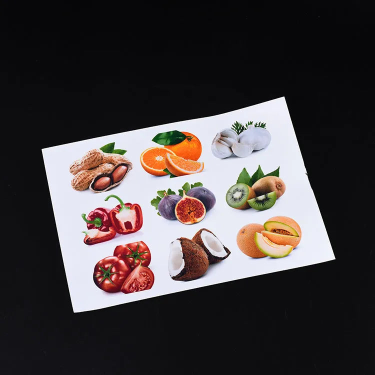 Matte black PVC self-adhesive printing label sheets in A4 and A3 with fine sand and coarse sand finishes