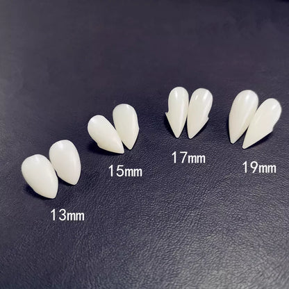 Adjustable Halloween Vampire Zombie Dentures for a spooky custom fit