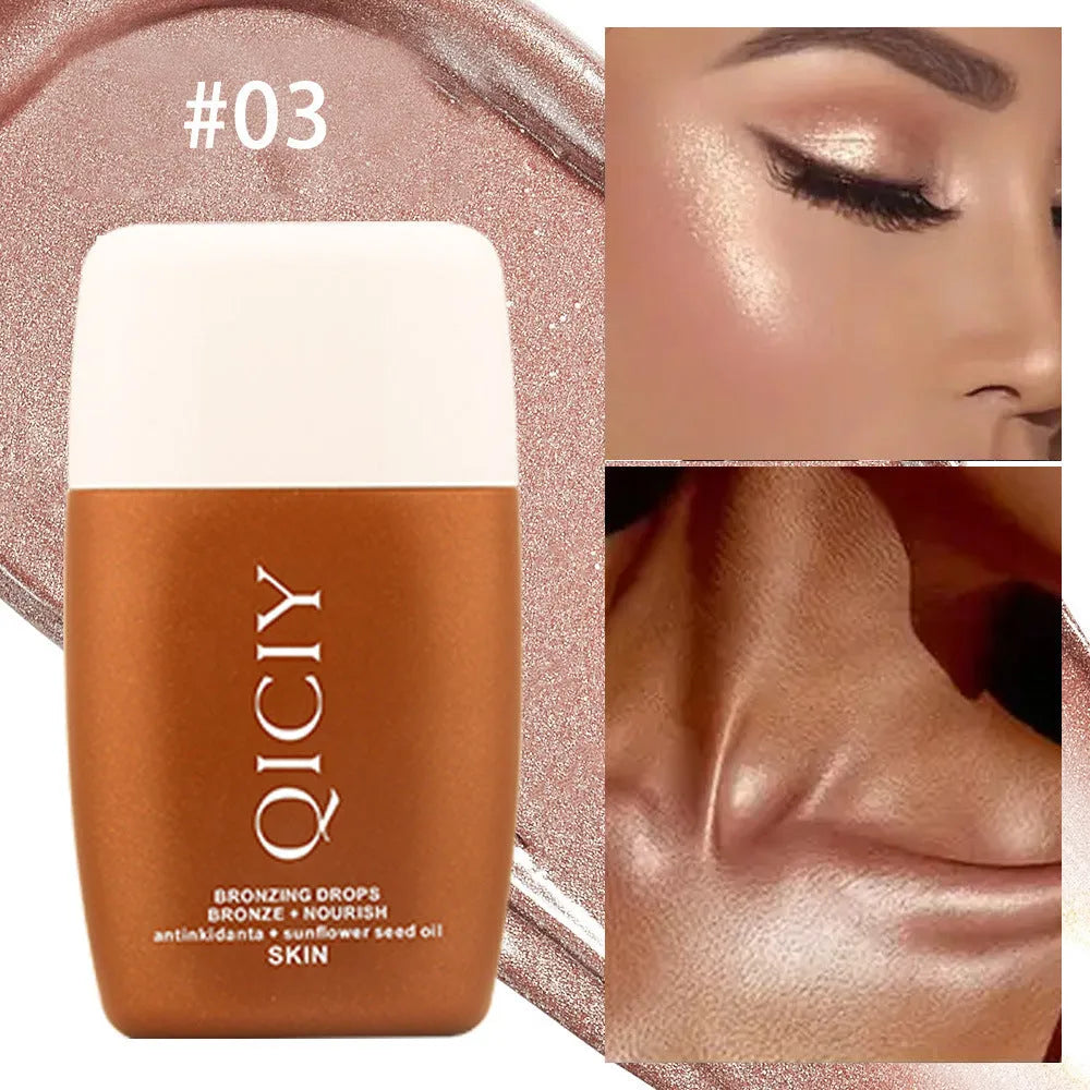 30ML face and body contour highlighting liquid in four shade options