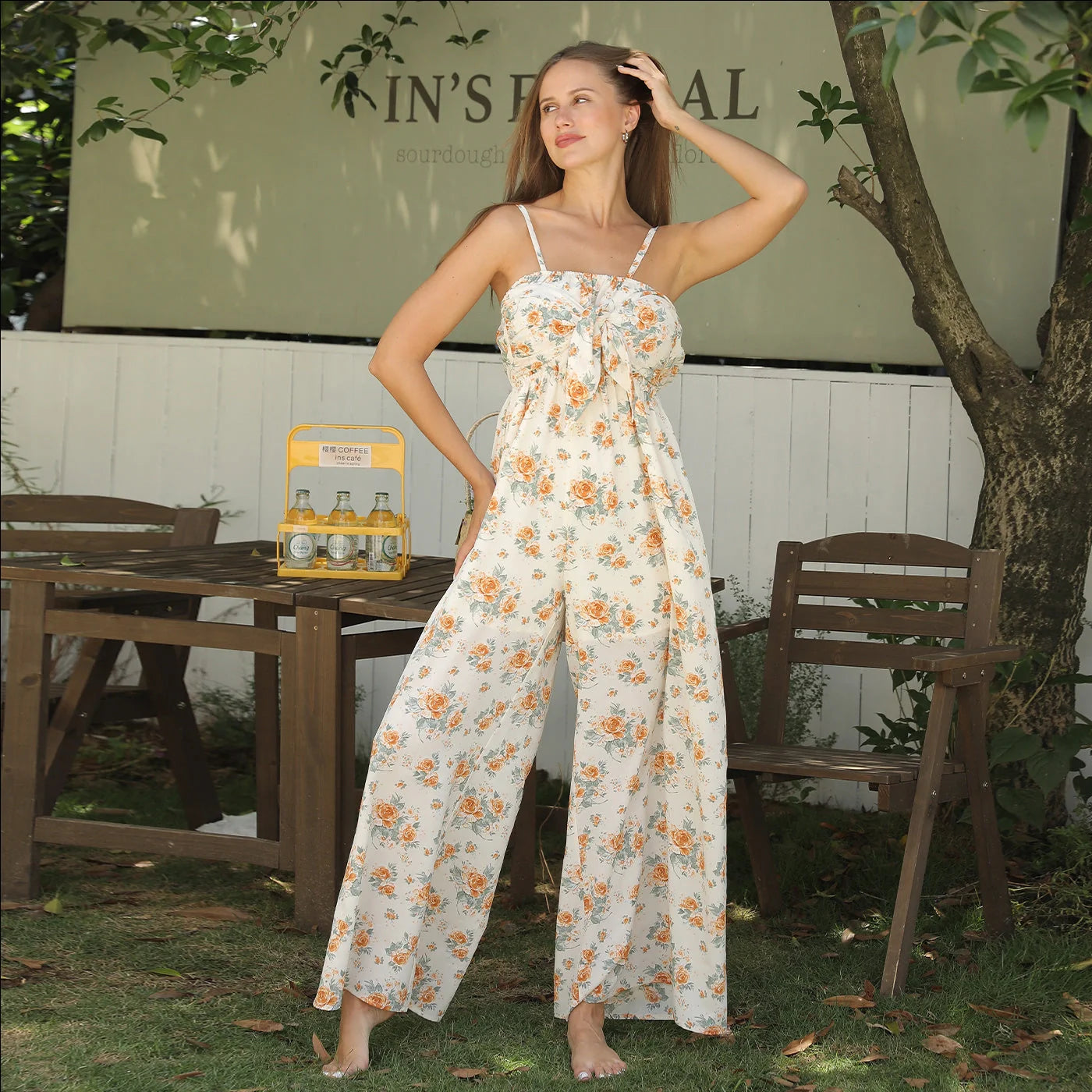 Elegant printed dresses in white colour, featuring various floral and geometric patterns, suitable for British women's fashion