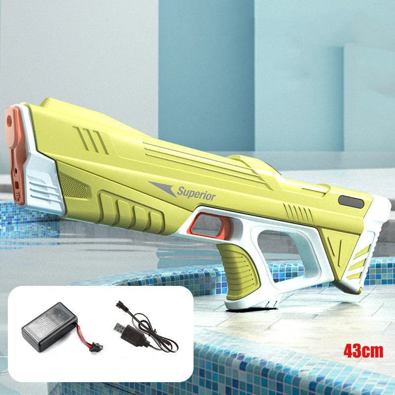 Rechargeable Automatic Water Blaster - Powerful motorized water gun for epic summer water fights and outdoor adventures