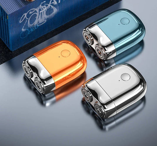 Premium cordless electric razor with sleek zinc alloy body, high-speed motor, and durable German steel knife net for a smooth, comfortable shave