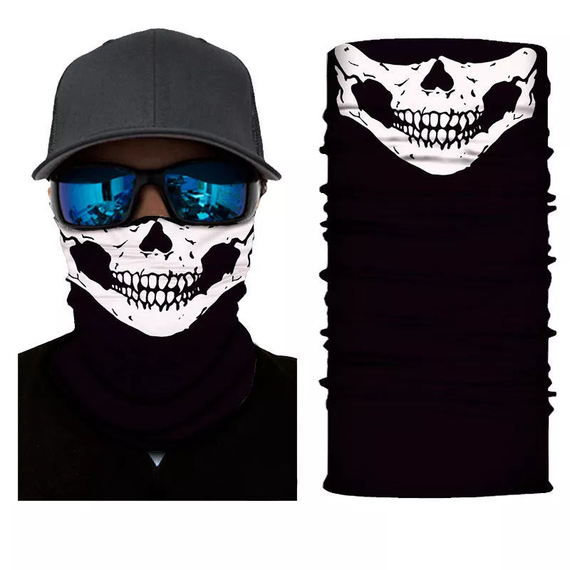 Graffiti pattern multifunctional magic headband for outdoor activities