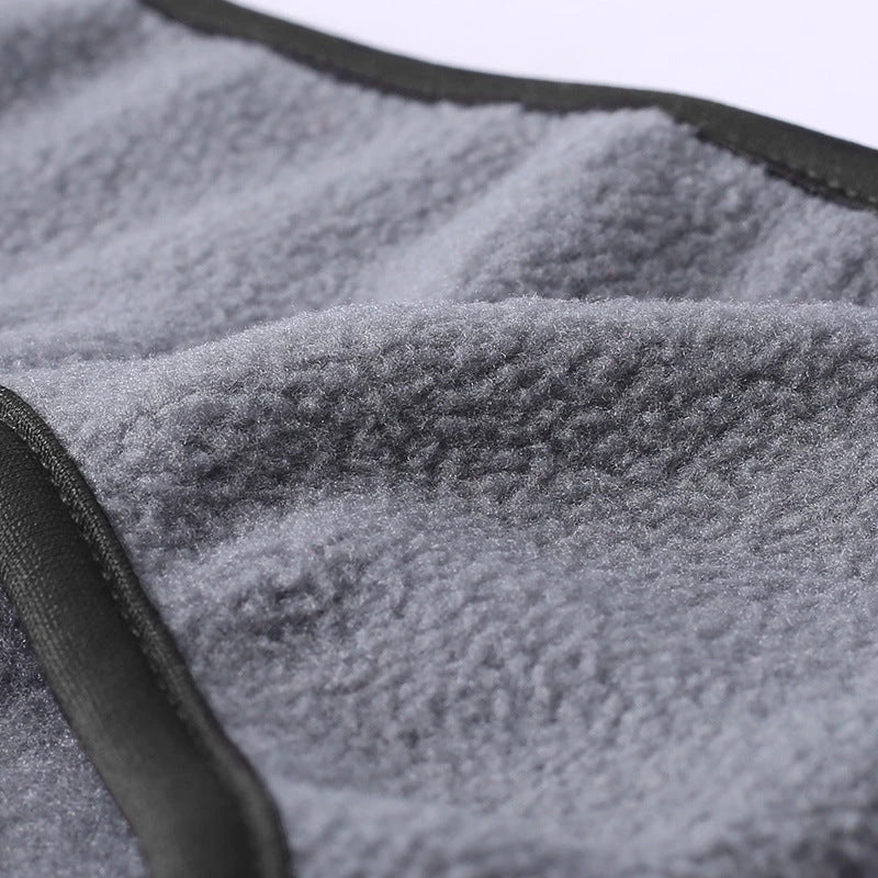 Thermal fleece sports headband with contoured design for full ear coverage, available in multiple colors
