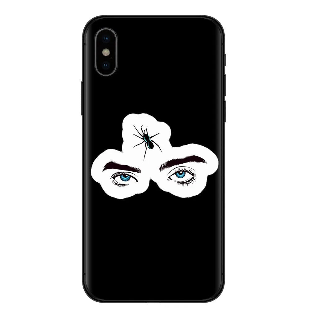 Islamic hijab veil girl design TPU phone case with rhinestone floral letter pattern