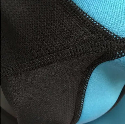 Women's sports shapewear body corset in neoprene and nylon, available in blue black, pink black, orange black, sizes S to 5XL
