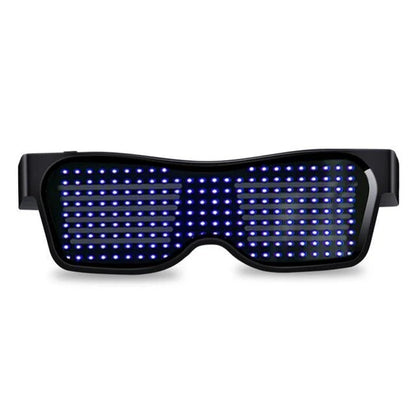 Multicolor LED Glasses with dynamic flashing lights, perfect for parties and events