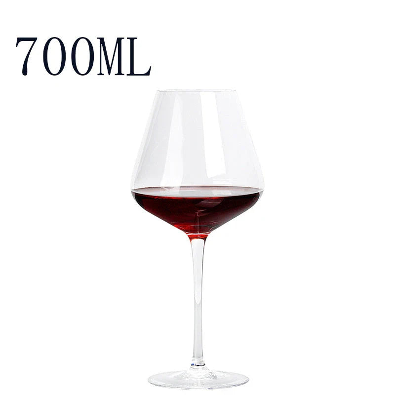 Premium crystal wine decanter with built-in pourer for effortless wine service and enhanced flavor profile