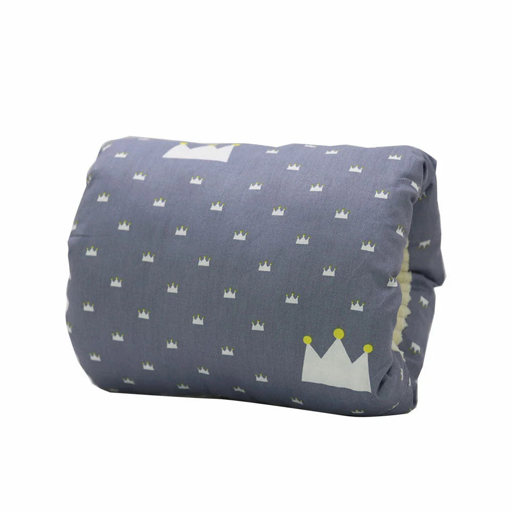 Adjustable nursing pillow with various color options, designed to provide comfort and support for breastfeeding mothers