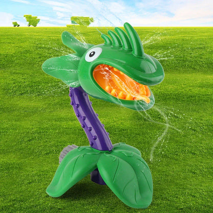 Cartoon Sprinkler Water Toy for baby summer play with rotating water spray