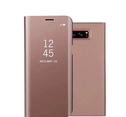 Samsung Galaxy A50 phone case with built-in stand and mirror in six colour options