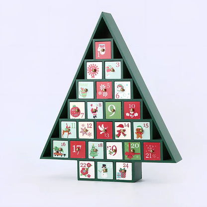 Handcrafted wooden Christmas window decorations with traditional designs measuring 15-20cm
