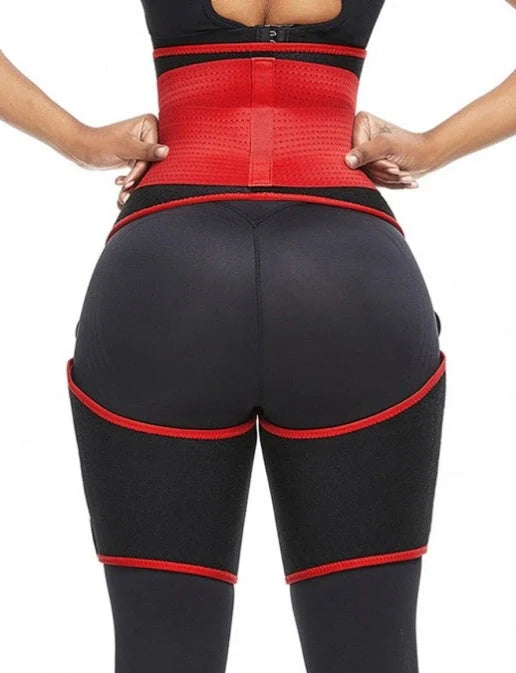 Adjustable Sports Waist Belt in various colors for enhanced workout sweat
