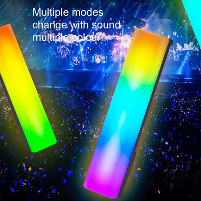 3D RGB light pick-up table top ambiance lamp with voice activation and USB power connection
