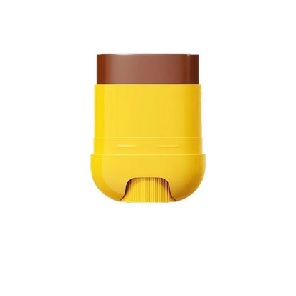 Silicone sunscreen stick in seven colour options including skin colour and brightening shades