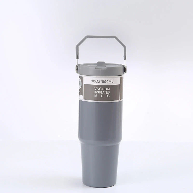 Premium stainless steel insulated tumbler with double-wall vacuum technology, available in multiple vibrant colors and sizes