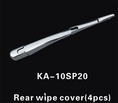 Hyundai rear wiper cover trim replacement strips in ABS plastic for 2010 models