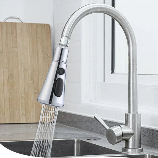 Versatile Pressurized Faucet Sprayer with 360-degree rotation, anti-splash, and water-saving features