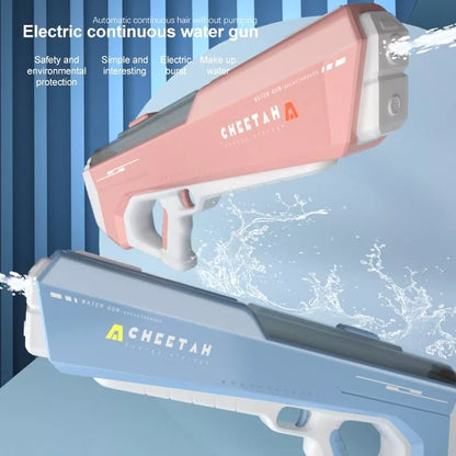 Electric Water Gun Toy in blue, pink, or white with 12-metre range for outdoor summer play