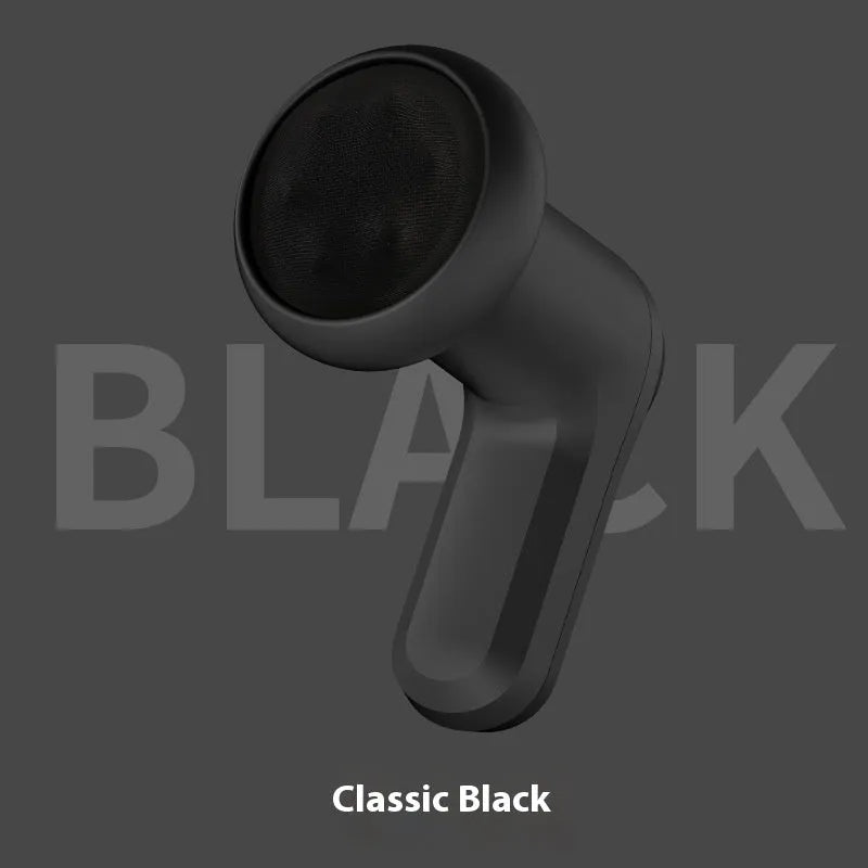 USB-powered electric massager in black colour for cervical spine, waist, back, and leg relief