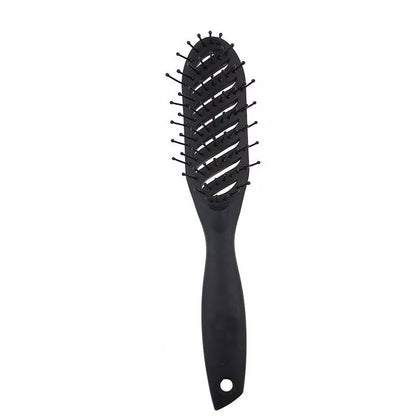 Vent Comb Hairbrush in black, white, pink, or blue with anti-static hollow design