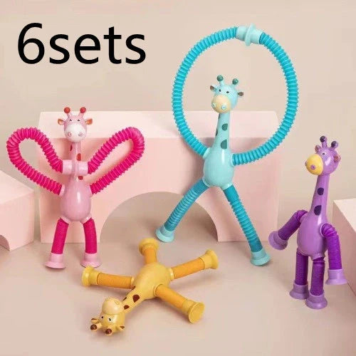 Giraffe Tubes Sensory Toys stretchable fidget toy in various colours