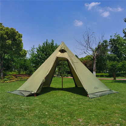 400PRO Winter Snow Skirt Camping Tent with aluminum alloy frame and PU3000mm waterproof rating