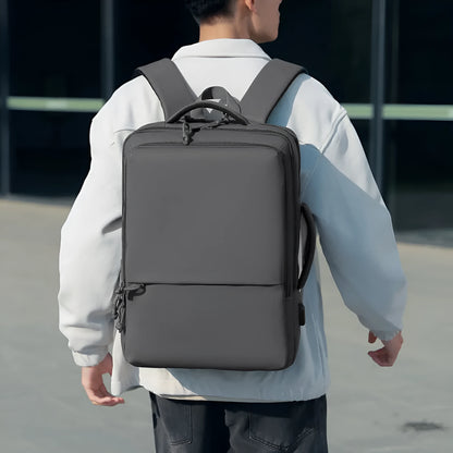 Waterproof oxford cloth commuter backpack in multiple colours with air pillow belt
