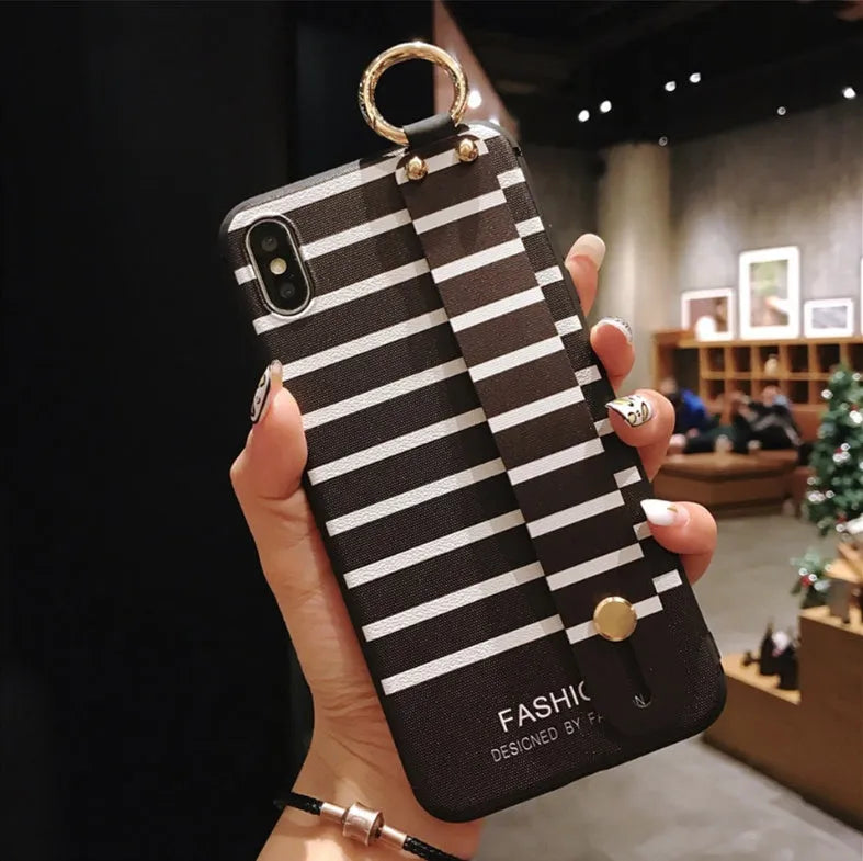 Samsung Galaxy TPU phone case with integrated bracket in a simple back cover design.