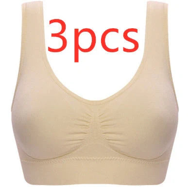 Comfortable women's yoga sports bra top for workouts and fitness activities