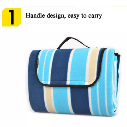 Waterproof outdoor picnic mat with cushioning, available in multiple designs