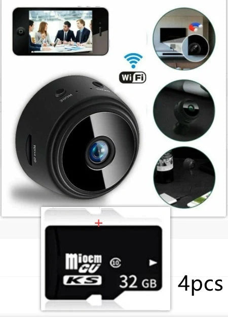 A9 Magnetic Suction Security Camera with HD 1080P and infrared night vision