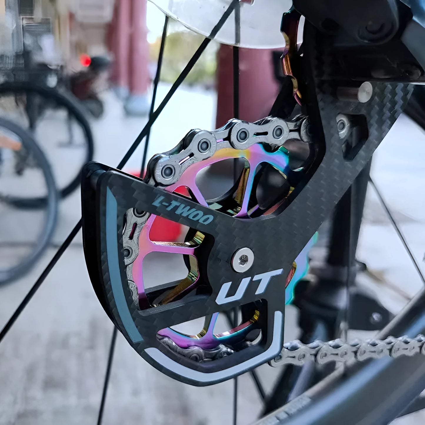 LTWOO 105 rear derailleur pulley wheel replacement for Shimano R7000 with 13T upper and 18T lower jockey wheels