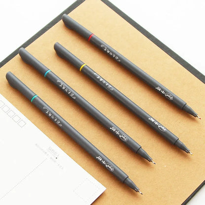 Office drawing stroke syringe colour hook line pen with 0.38mm metal tip for architectural drafting