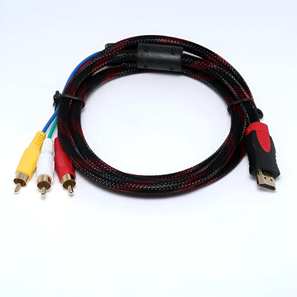 HDMI to AV15 M conversion cable 1.5 metre length with alloy connector housing