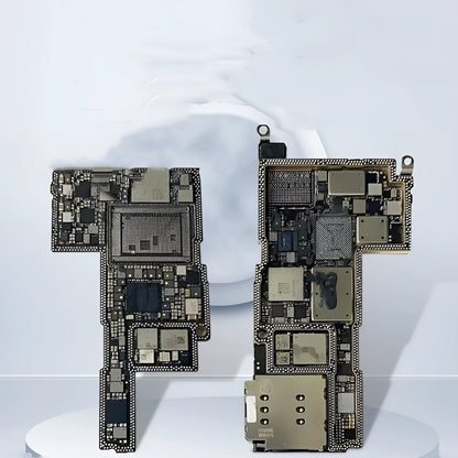 Silver iPhone 13 Pro Mini upper and lower board bottom ID motherboard replacement part
