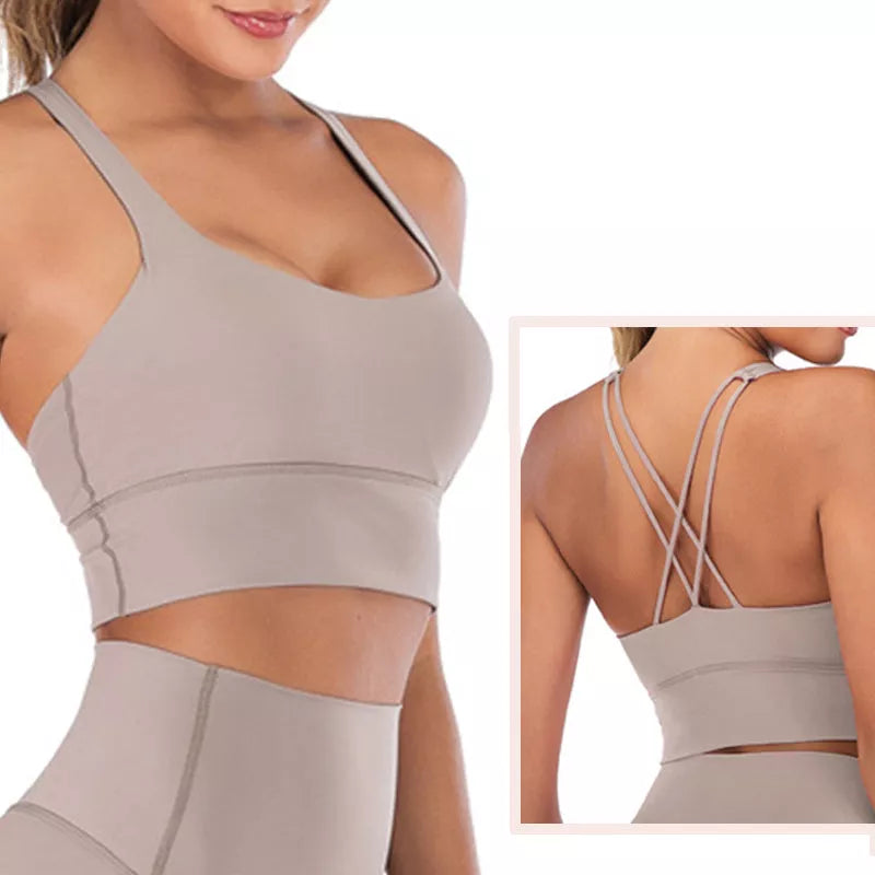 Women's yoga outfit in green and purple gray, sizes S-M-L, nylon-spandex blend