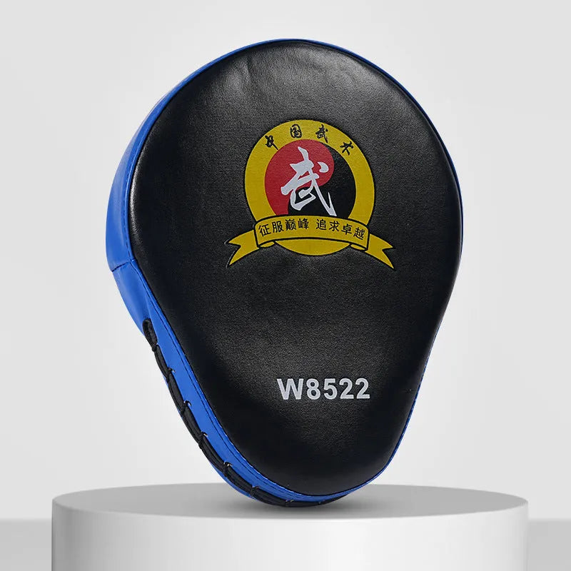 Boxing target punch mitts in curved and flat designs for martial arts training
