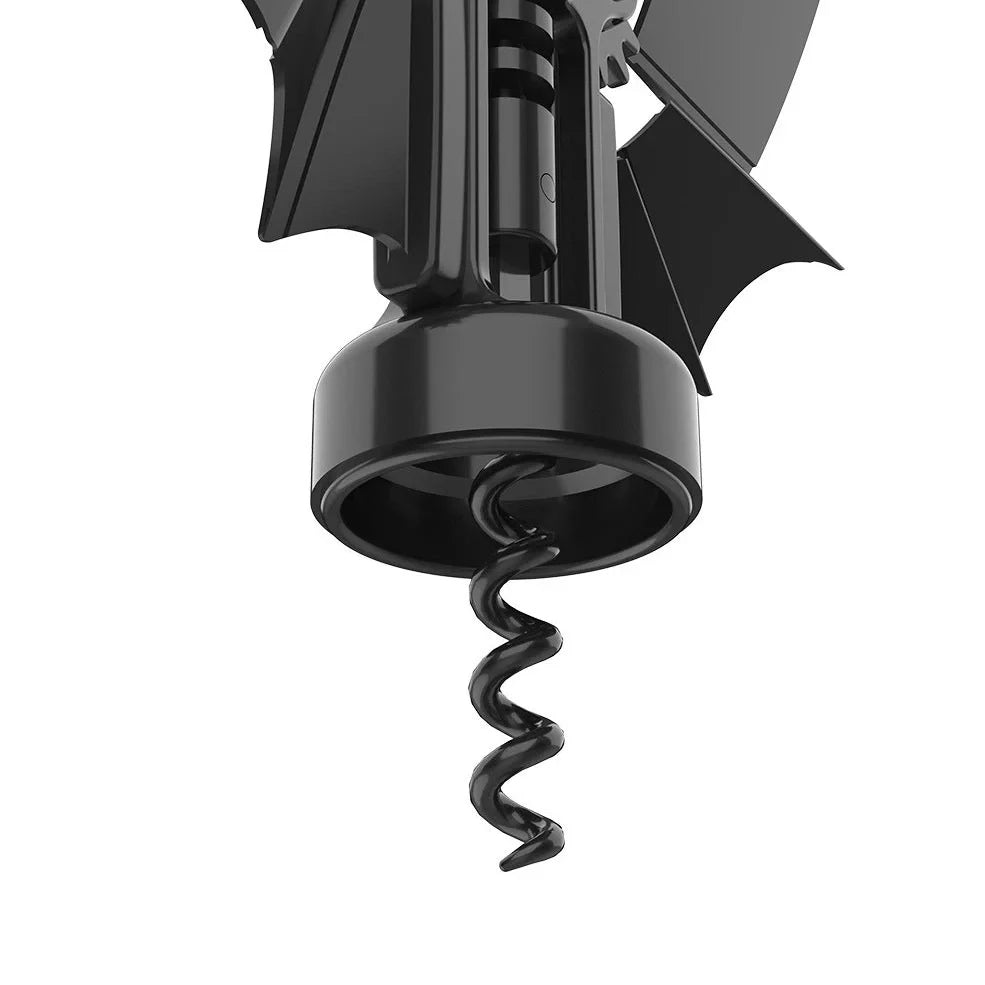 Zinc alloy baseball bat shaped wine bottle opener measuring 179mm length