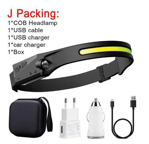 A versatile LED headlamp with a wide-angle beam, long-range side lighting, and hands-free operation for outdoor adventures