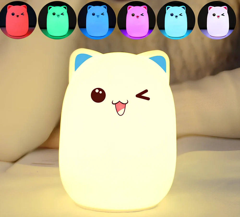 Silicone Clapping Lamp with 10-Hour Colourful Lighting | USB Charging ...