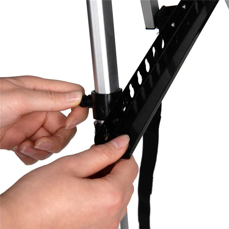Adjustable aluminium alloy painting stand with carrying bag for artists