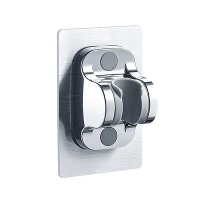 Premium 5-speed pressurized shower head with large water output, ABS construction, and modern minimalist design