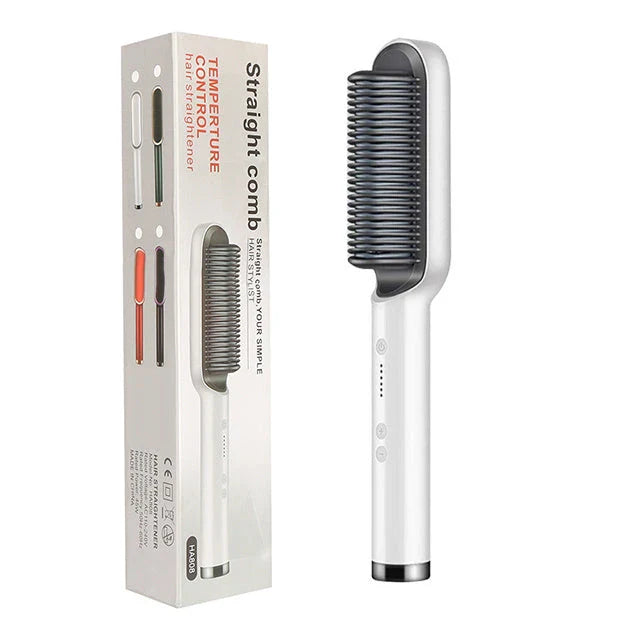 2-in-1 Hair Styler with Tourmaline Ceramic Heating, Intelligent Temperature Control, and Negative Ion Technology