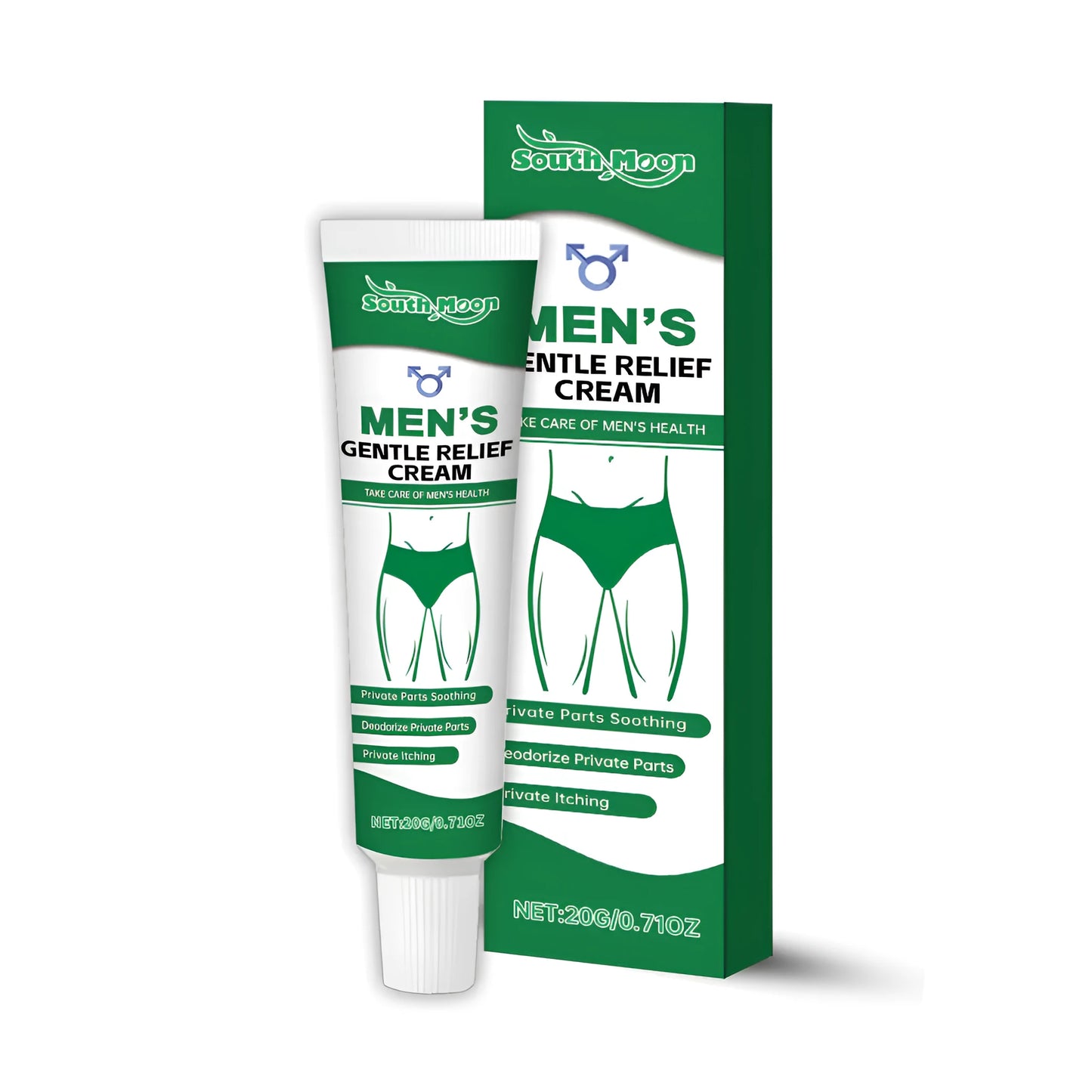 20g tube of male anti-itch cream with traditional Chinese herbal ingredients