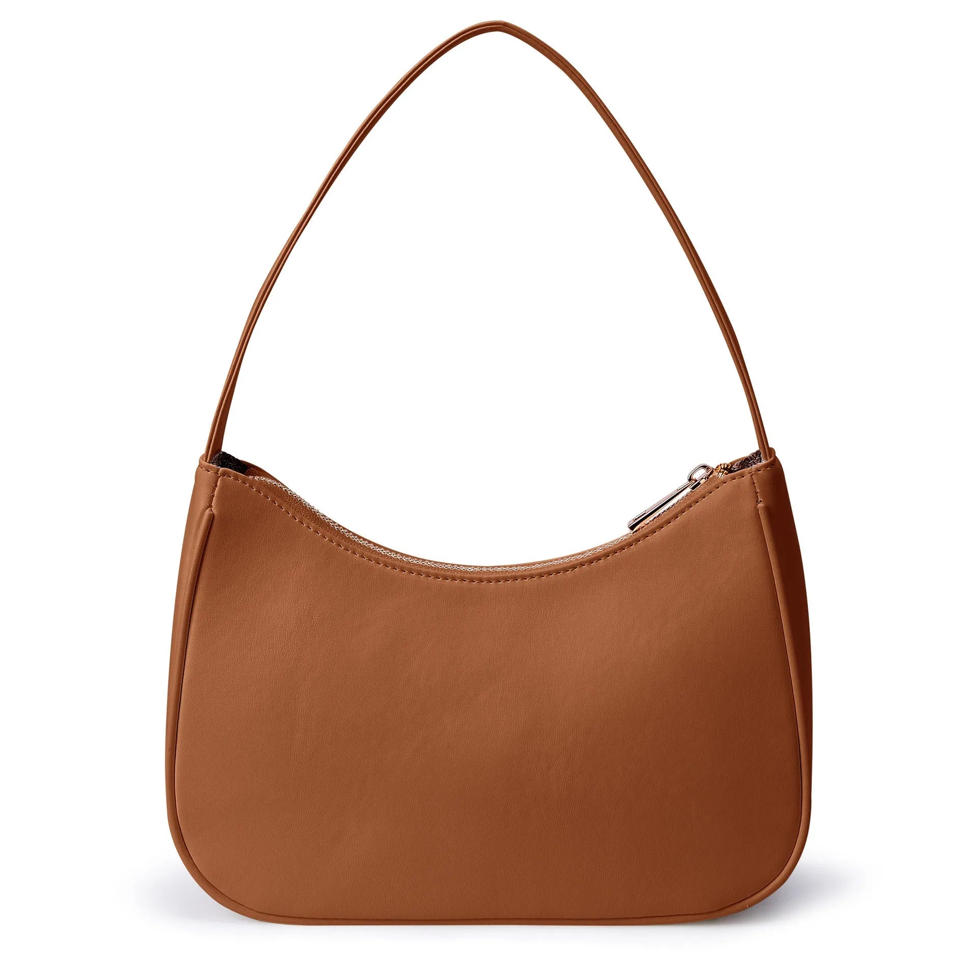 Retro waterproof shoulder bag in synthetic PU leather available in multiple colours