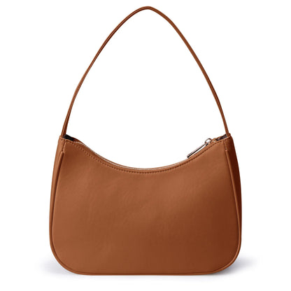 Retro waterproof shoulder bag in synthetic PU leather available in multiple colours